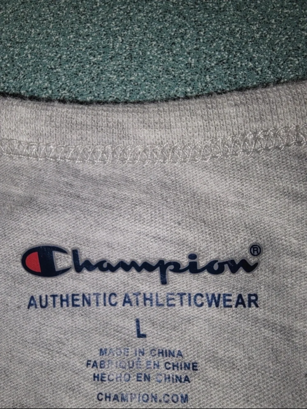Champion Kids Gray Tie-Front Top with Navy Pajama Pants size 14-16